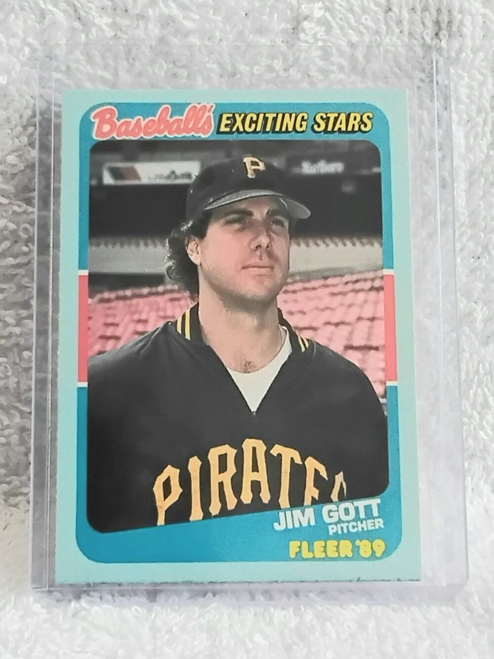 5/$20 Mint 1989 Fleer Jim Gott Baseball's Exciting Stars MLB Card 16!!